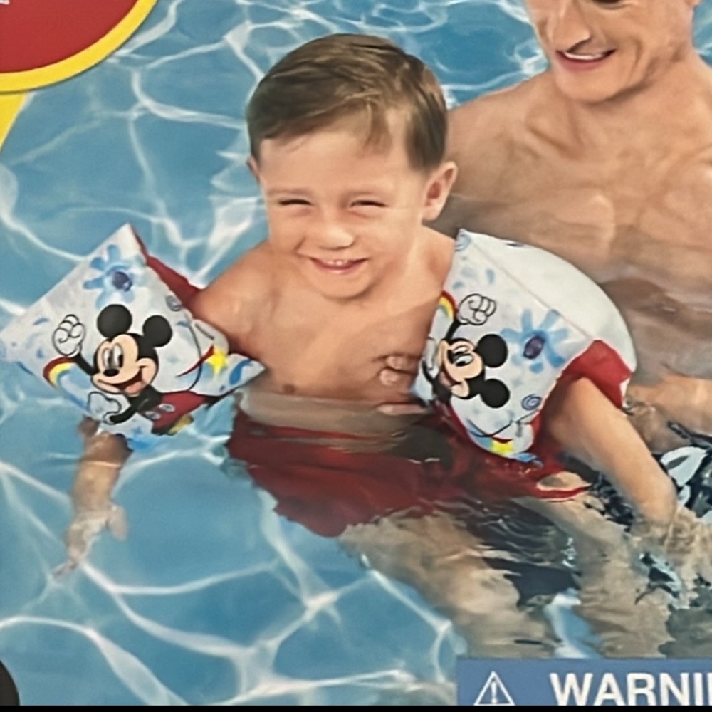 NEW Disney Mickey Mouse swim armbands, ages 3-6 years